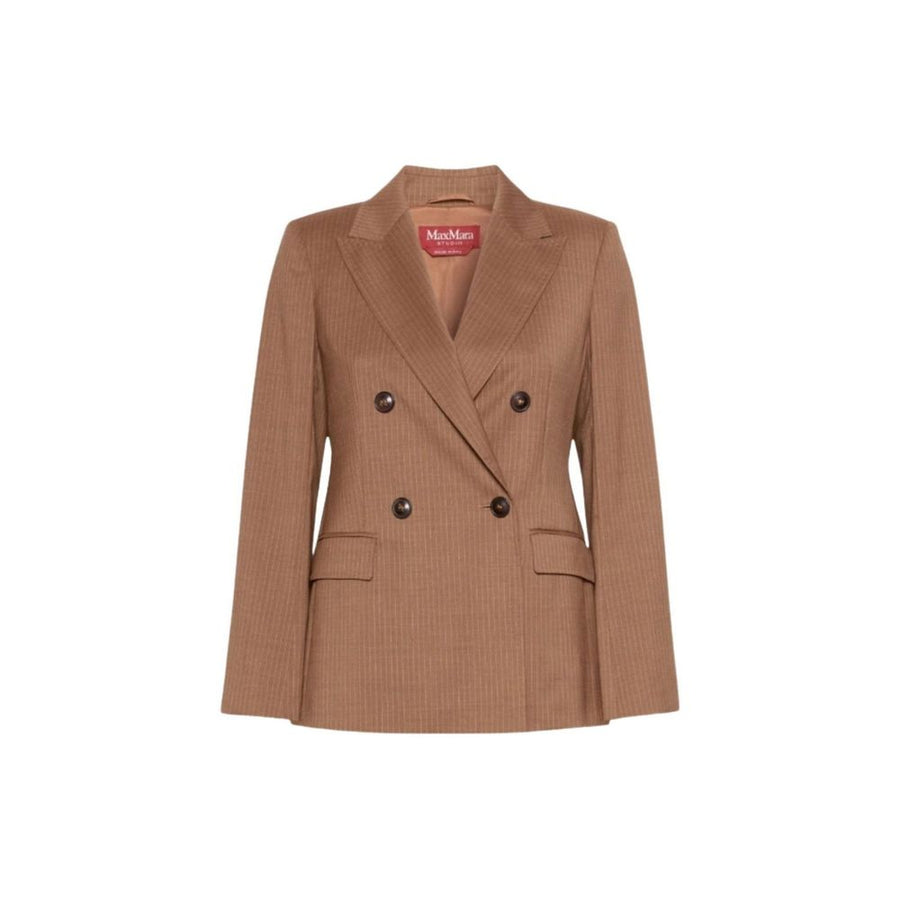 Brown Virgin Wool Blazer