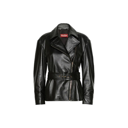 Black Lambskin Leather Jacket