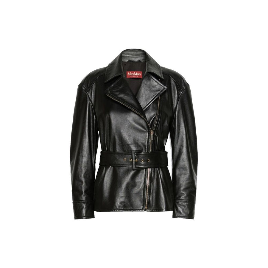 Black Lambskin Leather Jacket