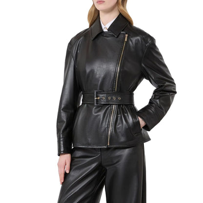 Black Lambskin Leather Jacket
