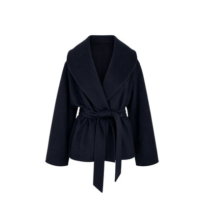 Blue Virgin Wool Coat