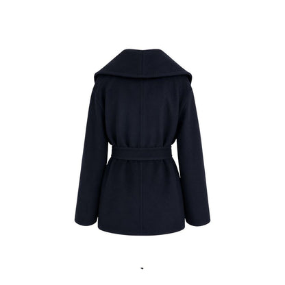 Blue Virgin Wool Coat