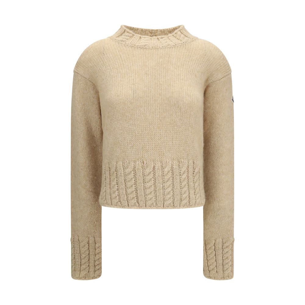 Beige Alpaca Vicugna Pacos Turtleneck