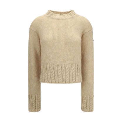 Beige Alpaca Vicugna Pacos Turtleneck