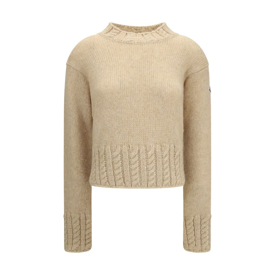 Beige Alpaca Vicugna Pacos Turtleneck