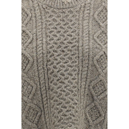 Beige Wool Oves Aries Sleeveles Sweater