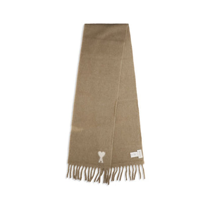 Beige Alpaca Vicugna Pacos Scarf