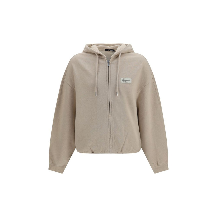 Beige Cotton Sweatshirt