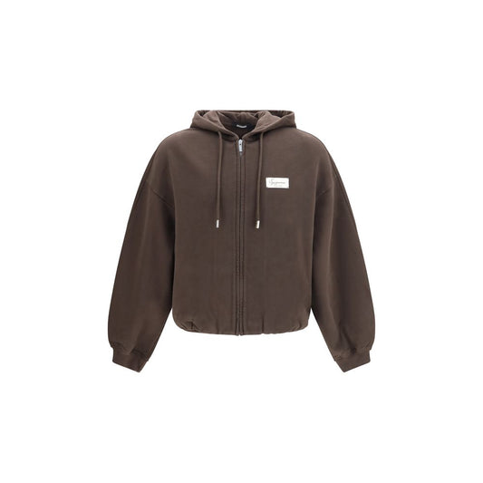 Brown Cotton Sweatshirt