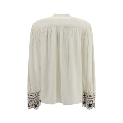 White Viscose Blouse