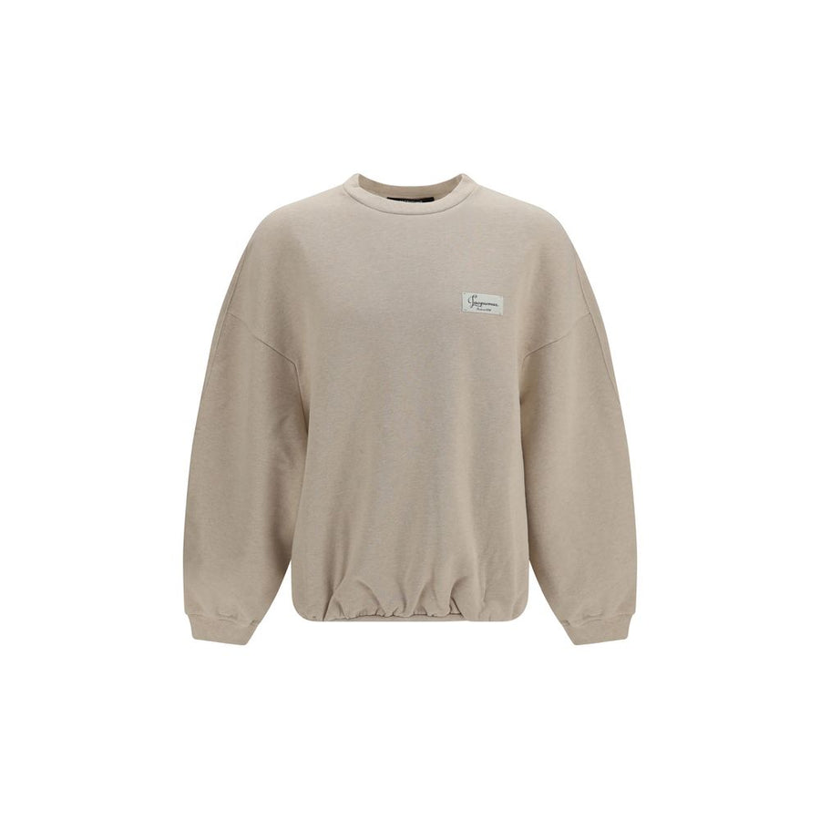 Beige Cotton Sweatshirt