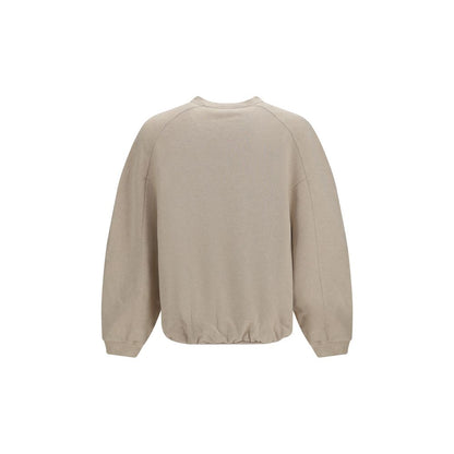 Beige Cotton Sweatshirt