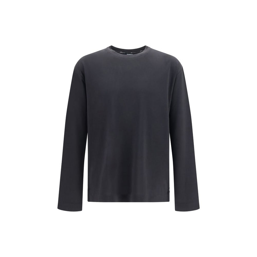 Black Paper Long Sleeve T-Shirt