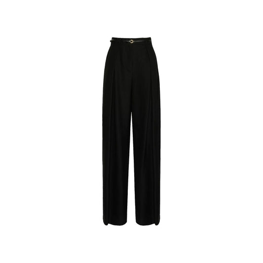 Black Elastane Dress Pants