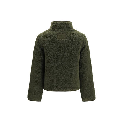 Bicolor Polyester Full-Length Jacket