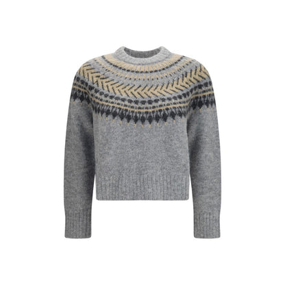 Gray Polyamide Sweatshirt