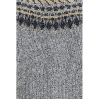 Gray Polyamide Sweatshirt