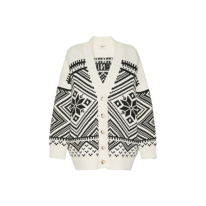 White Virgin Wool Cardigan