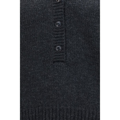 Gray Wool Oves Aries Cardigan