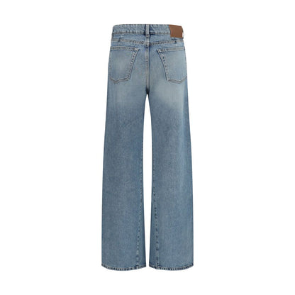 Blue Cotton Jeans Denim