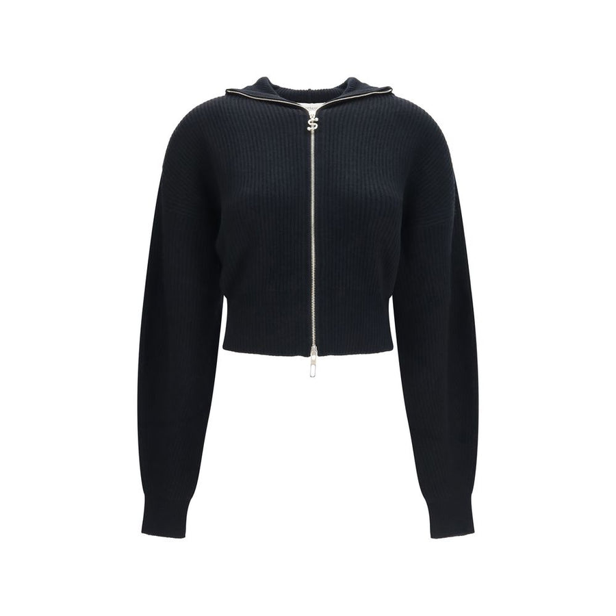 Black Wool Oves Aries Cardigan