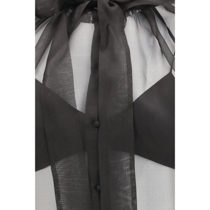 Black Silk Shirt