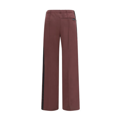 Bordeaux Polyester Joggers (Workout Pants)