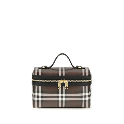Brown Cotton Handbag