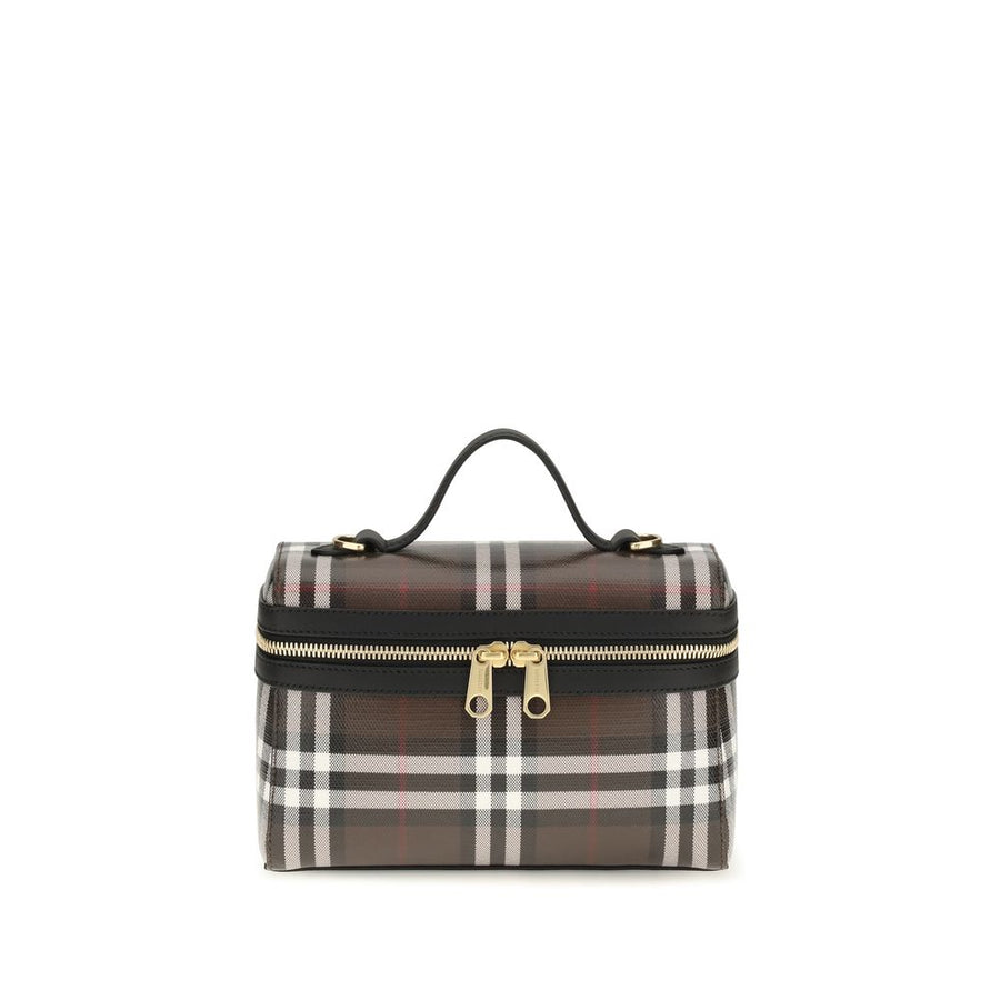 Brown Cotton Handbag