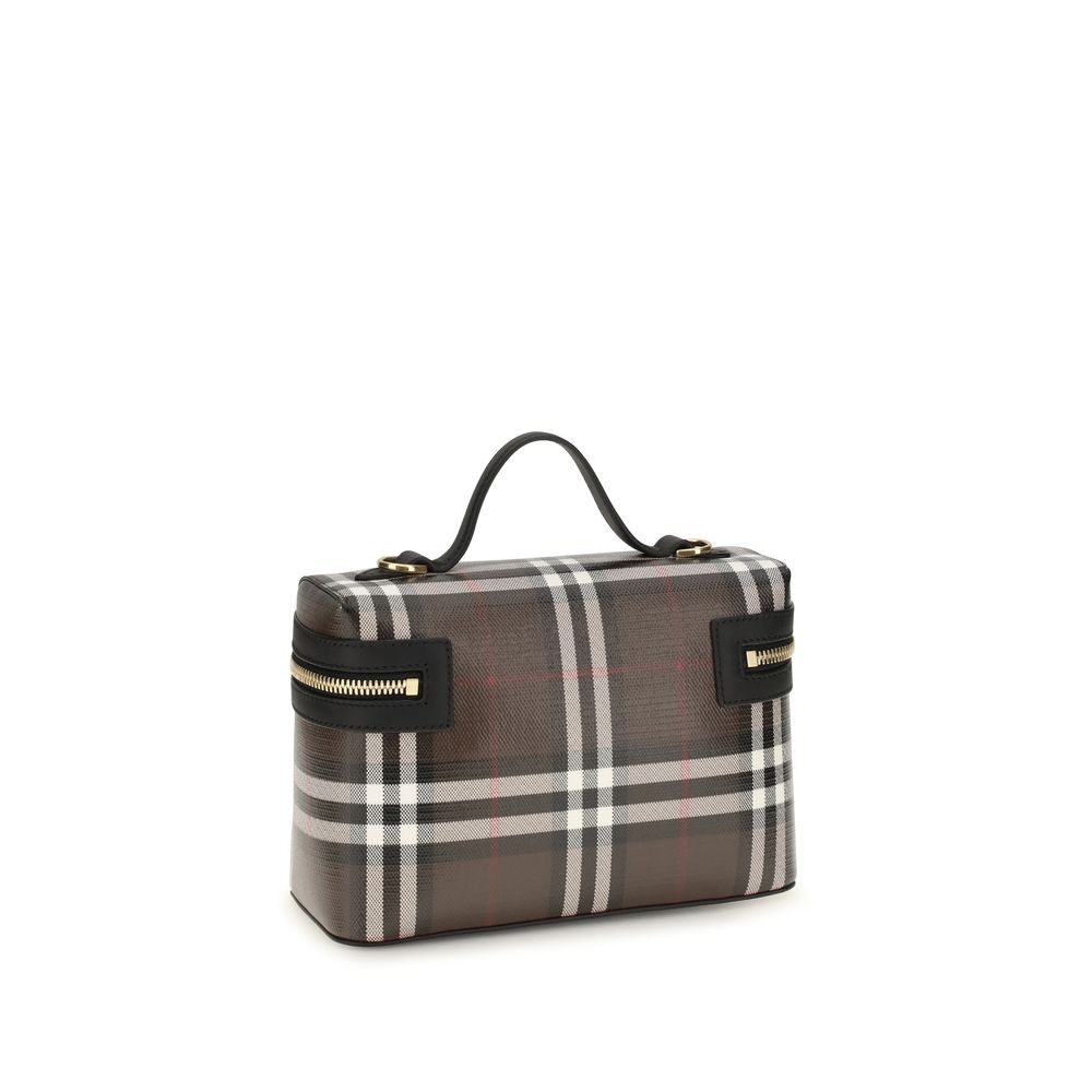 Brown Cotton Handbag