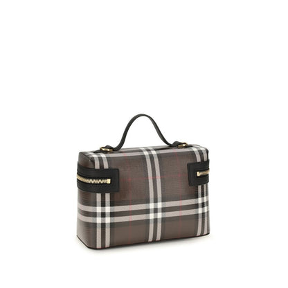 Brown Cotton Handbag