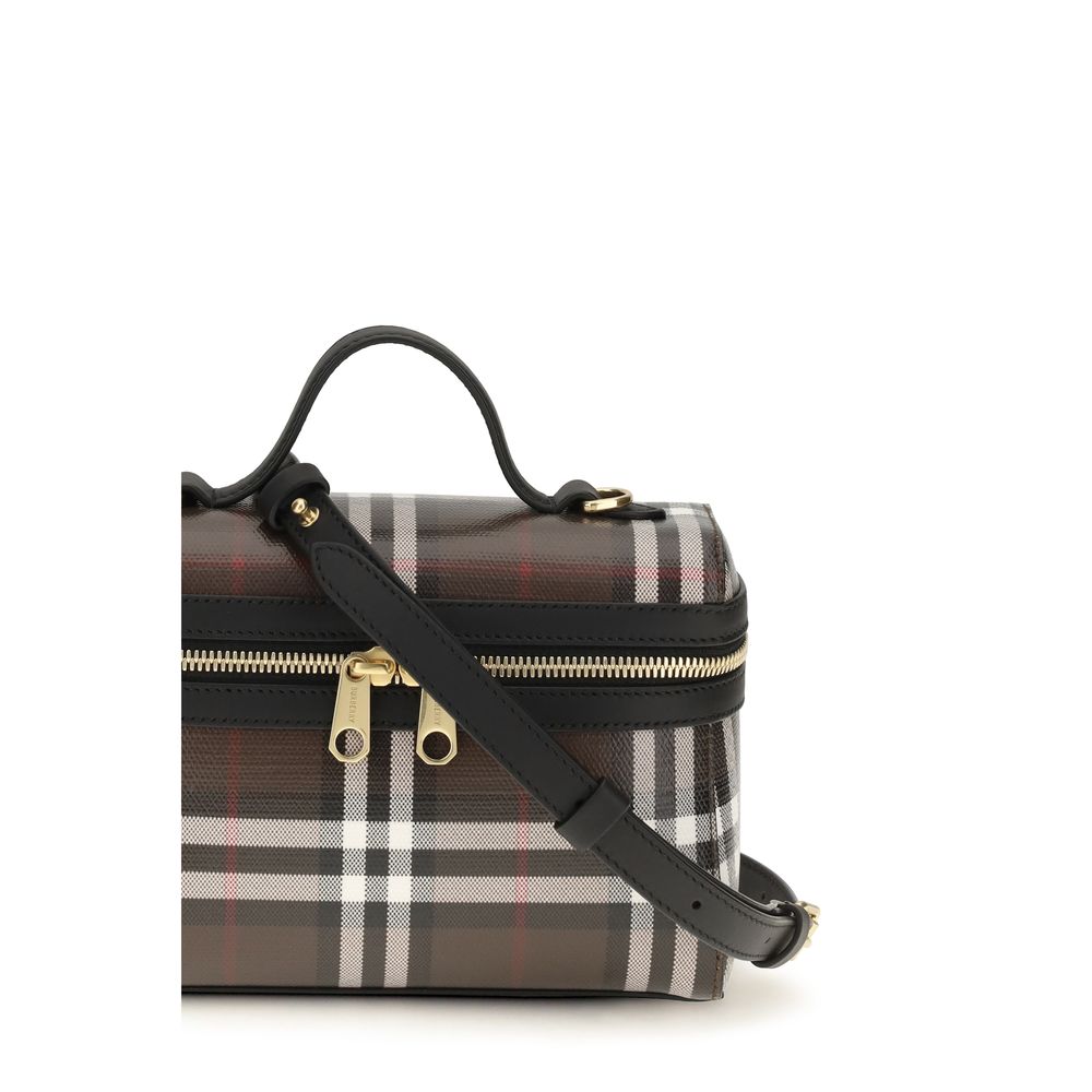 Brown Cotton Handbag