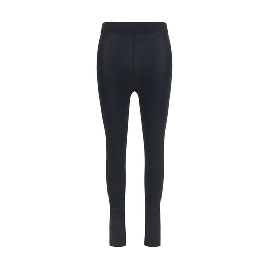 Black Viscose Leggings