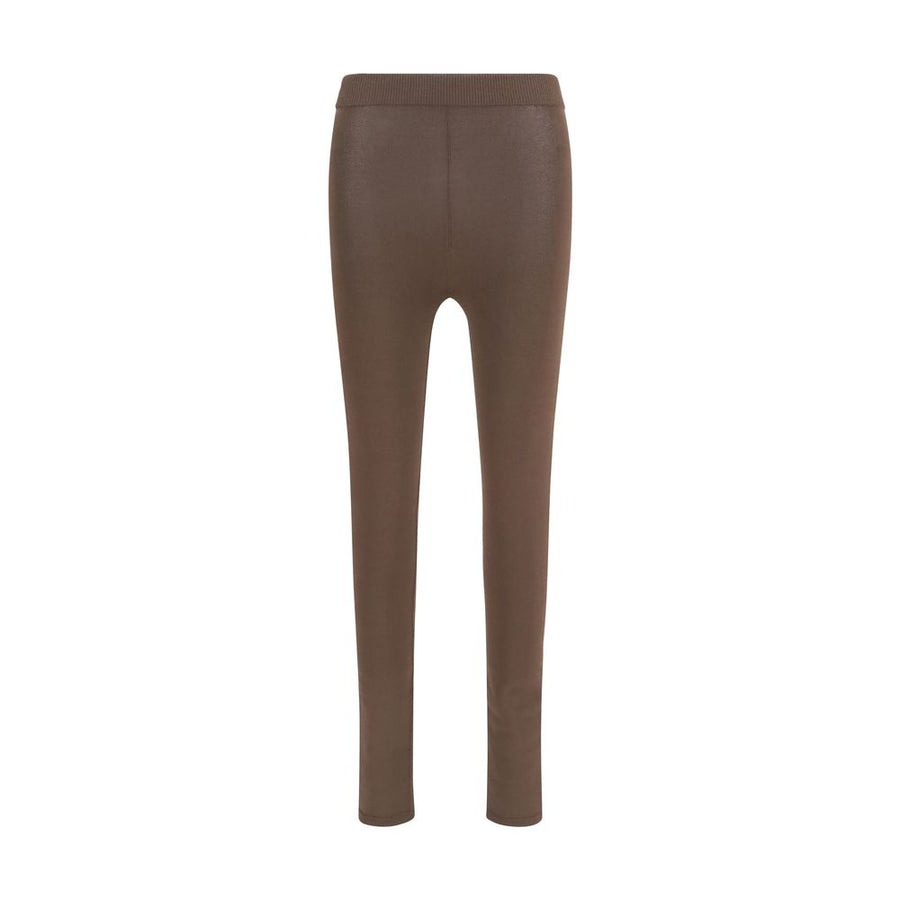 Brown Viscose Leggings
