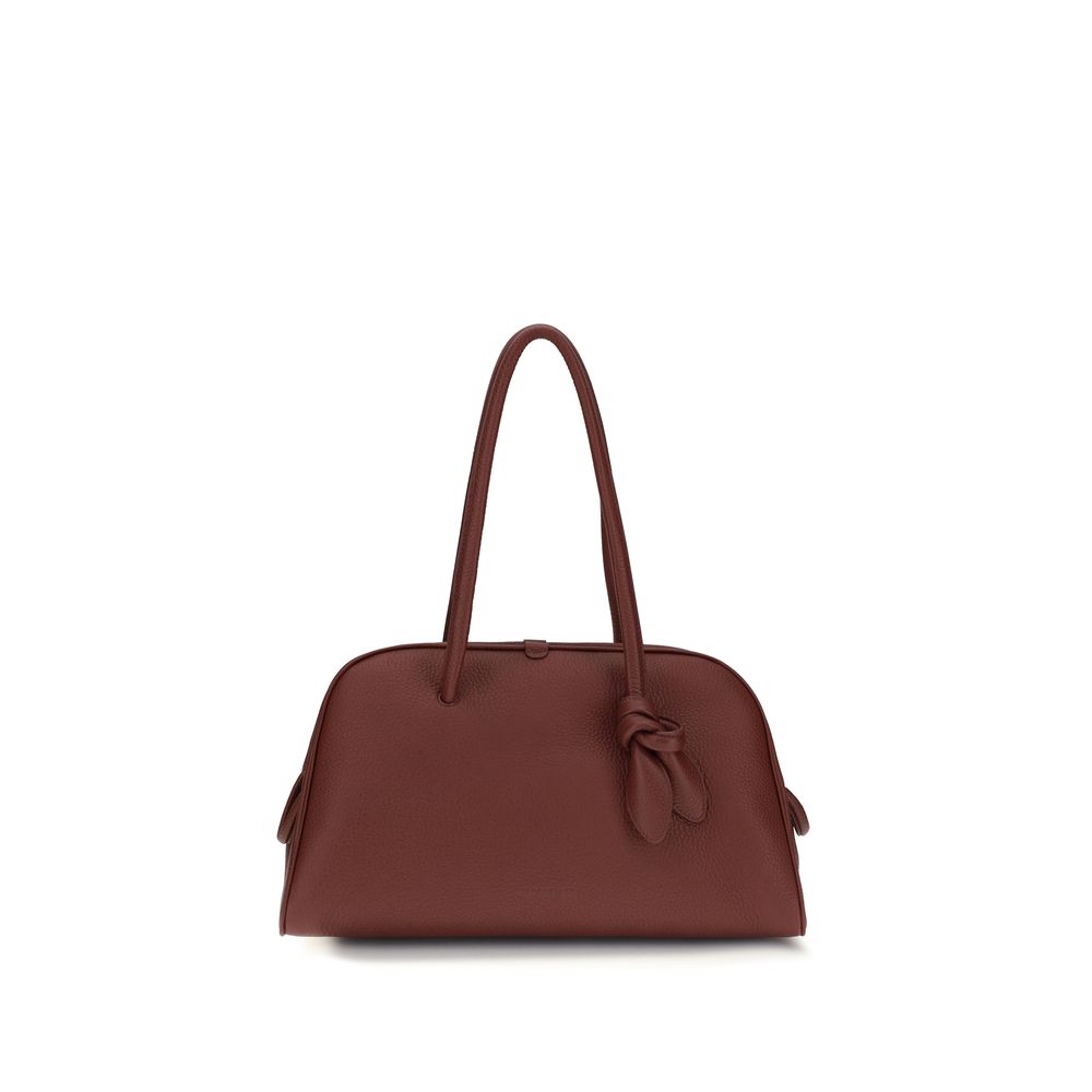 Bordeaux Calf Leather Bos Taurus Shoulder Bag