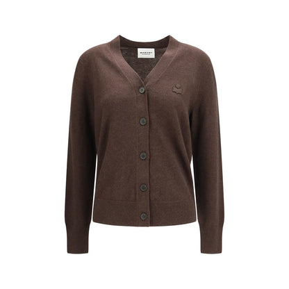 Brown Cotton Cardigan