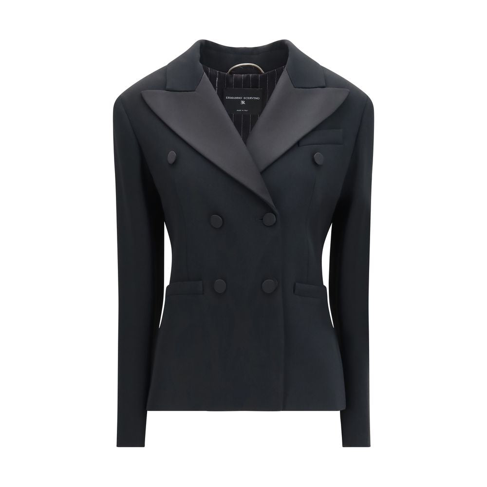 Black Viscose Blazer