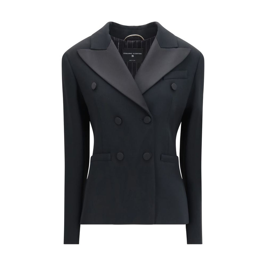 Black Viscose Blazer