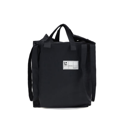 Black Polyester Shoulder Bag