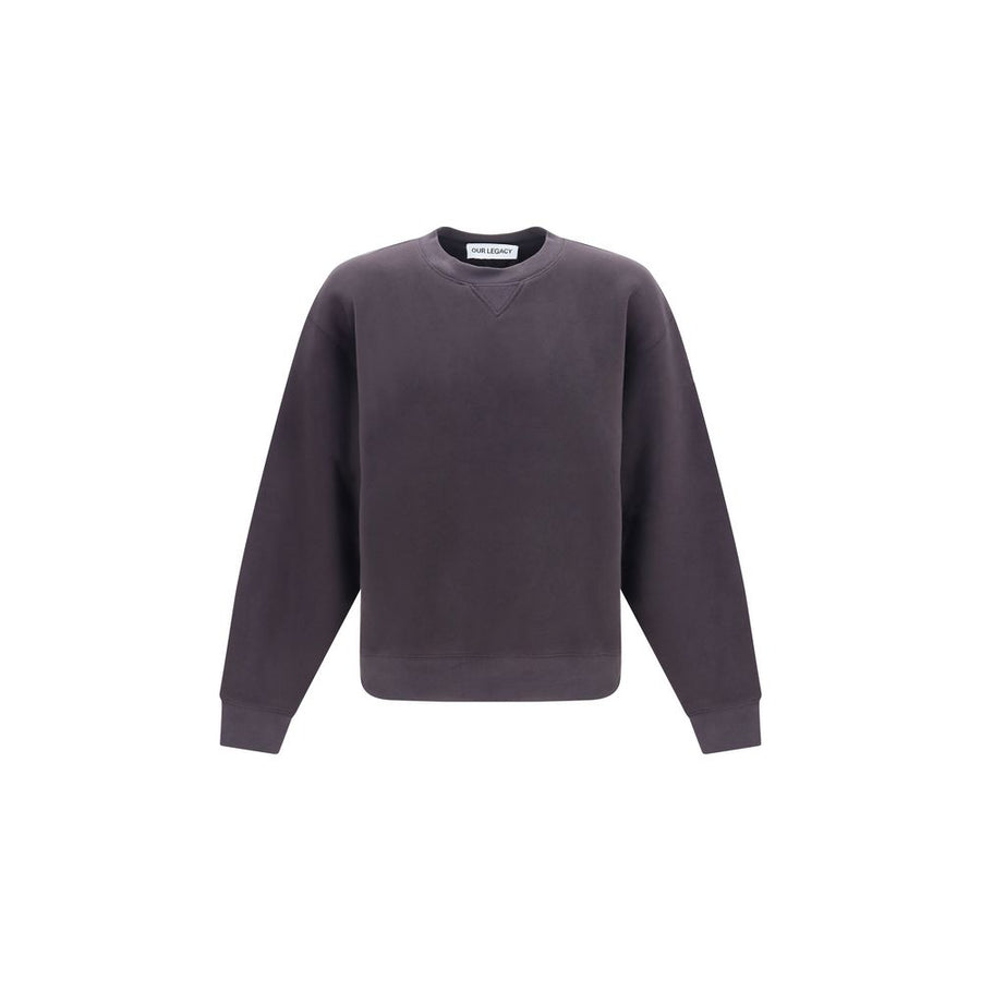 Black Cotton Sweatshirt
