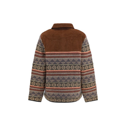 Brown Wool Oves Aries Full-Length Jacket
