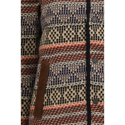 Brown Wool Oves Aries Full-Length Jacket