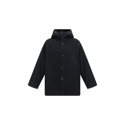 Black Wool Oves Aries Full-Length Jacket