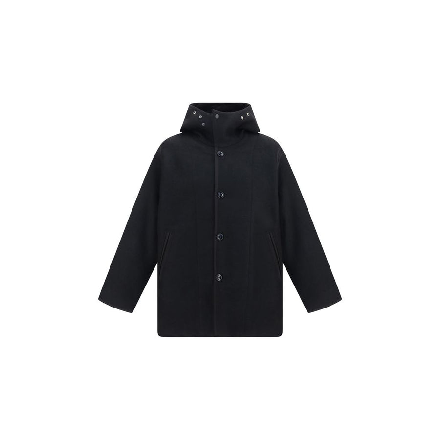 Black Wool Oves Aries Full-Length Jacket