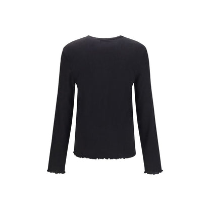 Black Cotton Sweatshirt