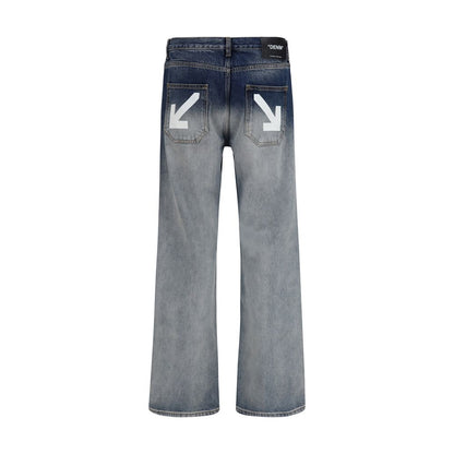 Gray Cotton Slim Fit Jeans