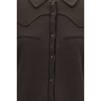 Brown Denim Shirt