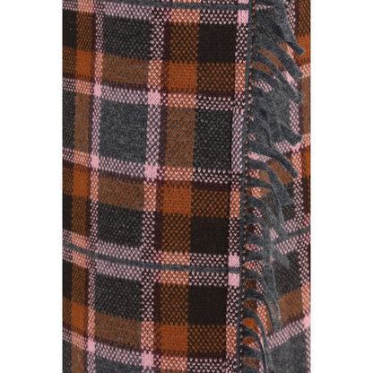 Brown Wool Oves Aries Midi Skirt