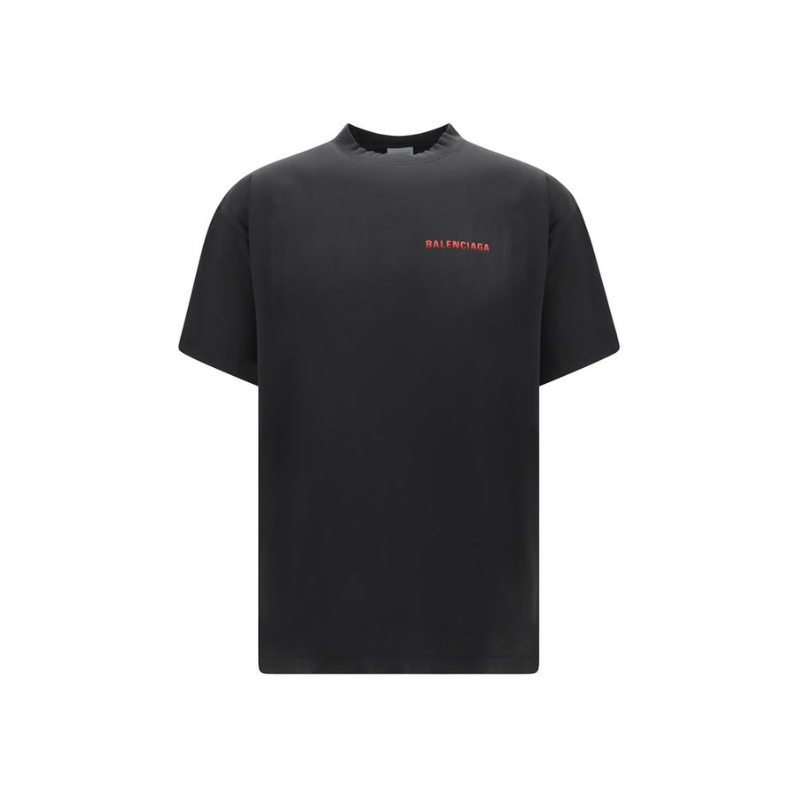 Black Cotton T-Shirt