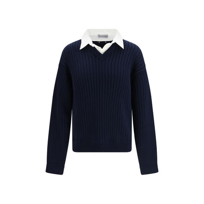 Blue Cotton Sweatshirt